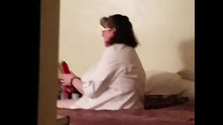 12 นิ้วอ้วน vibrator ทำให้ภรรยาตอนเธอถึงจุดสุดยอดหนักมาก