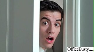 Slut Msichana (Diamond Jackson) Na Pande zote Tits Kubwa Kupata Misumari Katika Ofisi vid-09